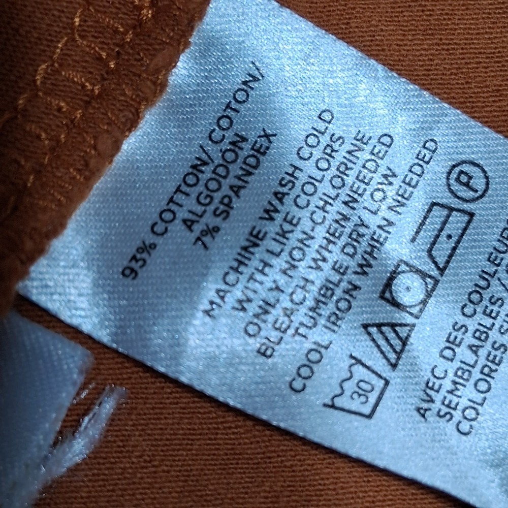 Lou & Grey Women Orange Yoga Athletic Shorts Medium - Picture 3 of 12